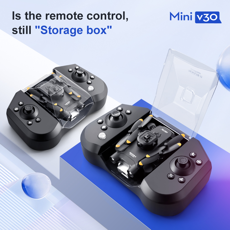 Mini V30 WiFi FPV Drone With 4 - Drone Battery Case review and price