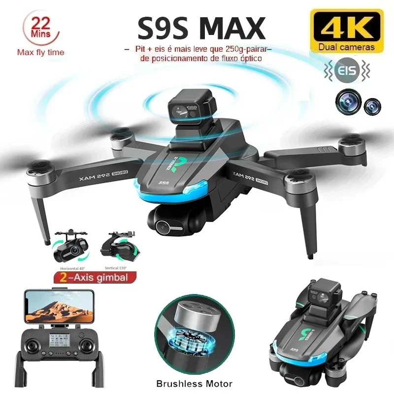NEW S9S MAX MINI Drone 4K 2-Ax - Drone Battery Case review and price