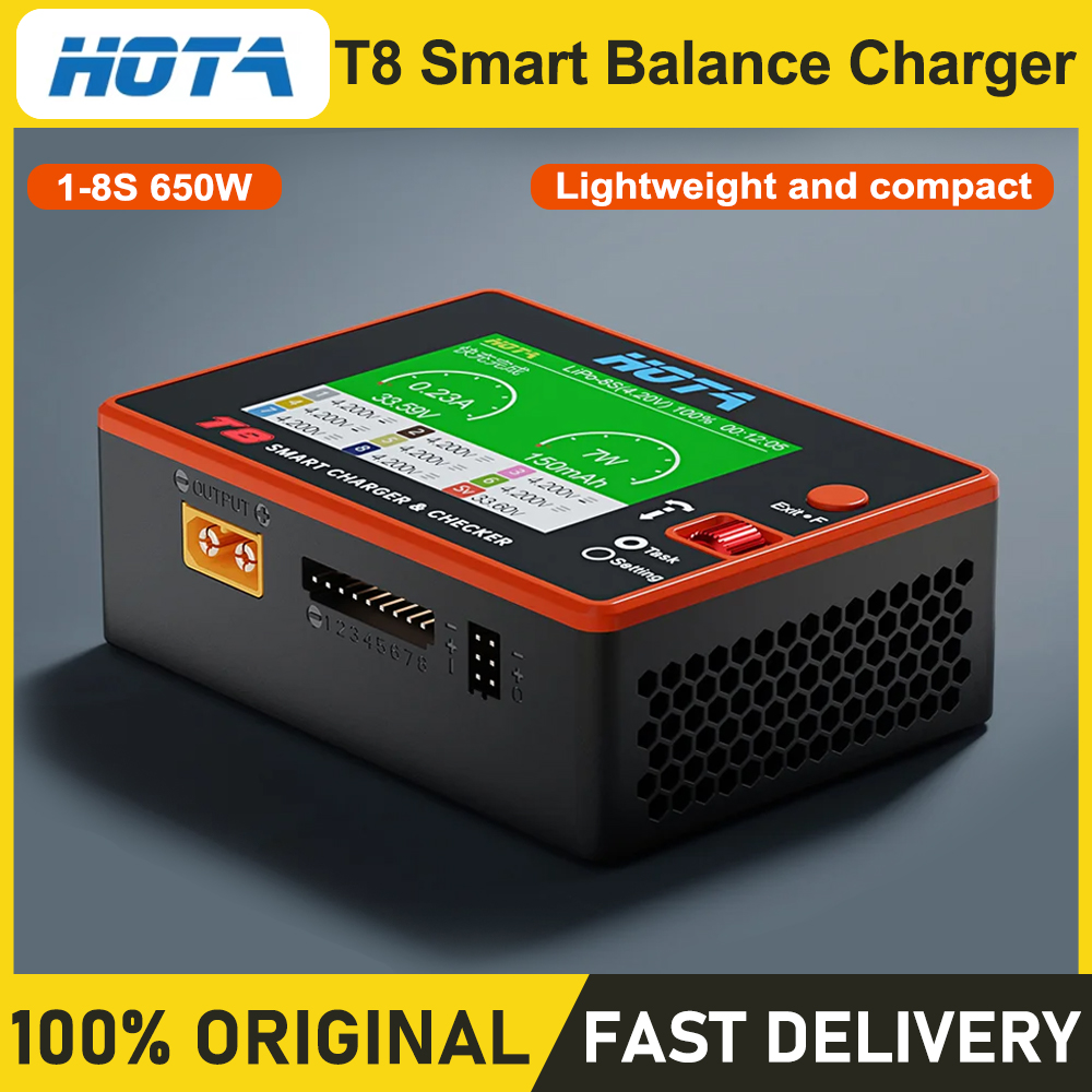 HOTA T8 Smart Balance Charger  - Drone Battery Balance Charger review and price