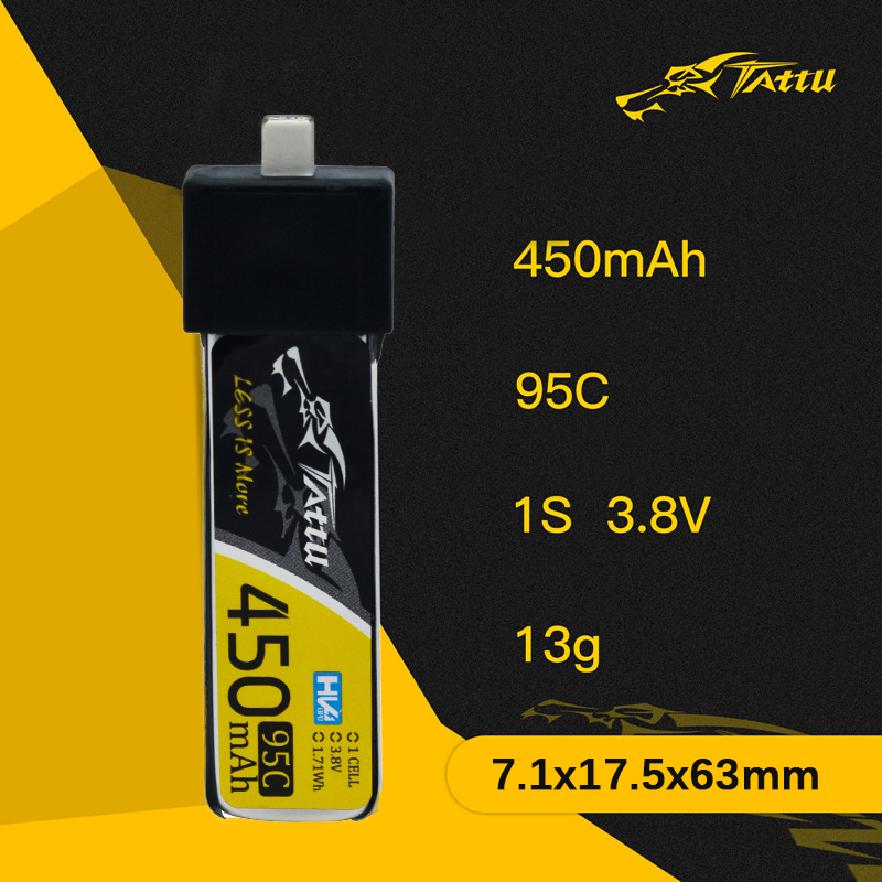 3Pcs NEW TATTU 450/500/550mAh  - Drone Battery 4S review and price