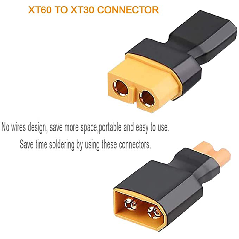 4Pcs XT60 to XT30 Plug Female  - Drone Battery Balance Charger review and price