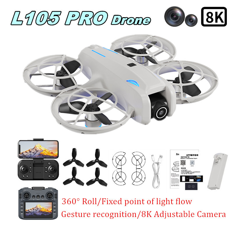 L105 PRO Drone Duel 8k Lens Fu - Drone Battery Case review and price